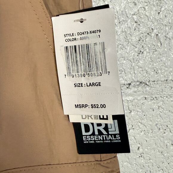DR Essentials Men's Tan Zip Pocket Cargo Shorts Size large $52 - Picture 5 of 6